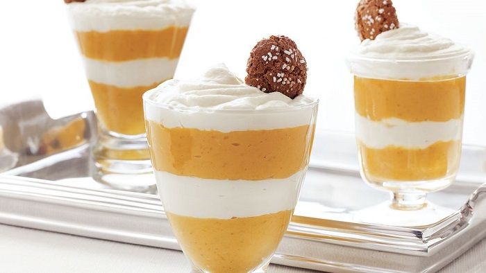 Ķirbju parfait Ķirbju parfait